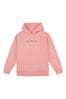 Jack Wills Oversize-Kapuzensweatshirt im College-Stil, Pink