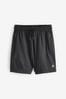 Black 1 Pack Lightweight Sport Shorts (6-17yrs)