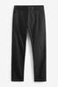 Black Slim Shower Resistant Golf Stretch Chino Trousers