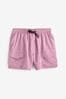 Mauve Pink Cargo Swim Shorts