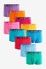 Leuchtende Farben mit Farbverlauf am Bund - Regulär - Hipster Boxers 10 Pack, Regular