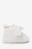 White Bootie Baby Shoes (0-18mths)