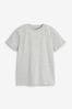 Grey Marl Cotton Short Sleeve T-Shirt Graphic (3-16yrs)