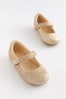 Goldglitzernd - Mary Jane Shoes, Wide Fit (G)