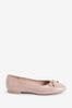 Nude Pink Regular/Wide Fit Forever Comfort® Ballerina Shoes, Regular/Wide Fit