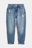 Blugi autentice pentru fete River Island Albastru mid