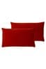 Riva Paoletti 2 Pack Red Sunningdale Filled Cushions