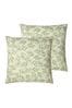 Riva Paoletti 2 Pack Green Hawley Filled Cushions