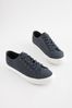 Navy Blue Extra Wide Fit Forever Comfort® Baseball Trainers, Extra Wide Fit