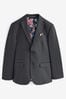 Charcoal Grey Puppytooth Suit Jacket