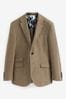 Stone Natural Signature Leomaster Italian Linen Slim Fit Suit Jacket