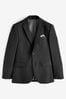 Black Regular Fit Essential Suit Jacket, Regular Fit