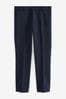 Navy Regular Fit Essential Suit: Trousers