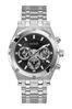 Guess Gents Continental Silver Tone Sport Watch