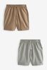 Grey/Tan Mini Rodini heart-print lyocell leggings