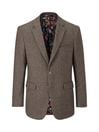Skopes Brown Tailored Jude Tweed Tailored Fit Suit Jacket, Tailored