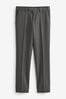 Black Motionflex Stretch Suit Trousers, Relaxed Fit
