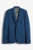 Bright Blue Motion Flex Suit: Jacket, Regular Fit