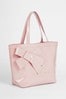 Pink Ted Baker Nikicon Knot Bow Small Icon Bag
