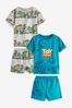 Blue/Grey Toy Story 2 Pack Short Pyjamas (9mths-8yrs)