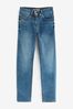 Mid Blue Shape Enhancer Slim Jeans, Petite