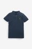 Black Short Sleeve Polo Shirt (3-16yrs)