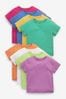 Multi Brights 8 Pack Cotton T-Shirts (3mths-7yrs)