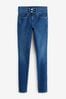 <span>Mittelblau, mit Rissen</span> - Lift, Slim And Shape Skinny Jeans, Kurzgröße
