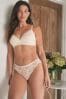 White Comfort Lace Bra, Non Pad Full Cup