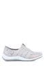 Grey Pavers Ladies Casual Zip Up Trainers