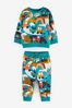 All-Over Print Jersey Sweatshirt And Joggers Set (3mths-7yrs)