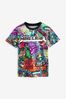 Minecraft Grafitti All Over Print License T-Shirt (4-16yrs)