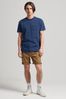 Light Brown Superdry Vintage Officer Chino Shorts