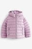 Lilac Purple Shower Resistant Padded Coat (3-16yrs)