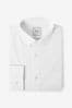 White Easy Care Single Cuff Shirt, Regular Fit
