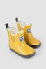Mustard JoJo Maman Bébé Cosy Lined Ankle Wellies