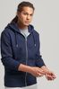 Superdry Vintage Logo Embossed Zip Through Hoodie