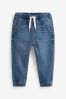 Dark Wash Jogger Jeans With Comfort Stretch (3mths-7yrs), Regular Fit