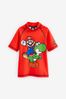 Red Mario Rash Vest (3-16yrs)