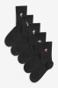 Animal Star Embroidered Motif Ankle Socks 5 Pack