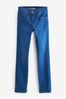Mid Blue Denim Slim Lift And Shape Jeans, Petite