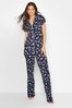 Natural Long Tall Sally Button Through Pyjama Set