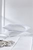 Snuggledown 2 Pack Luxurious Hotel Medium Support Back Sleeper White Pillows