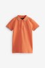 Red Short Sleeve Polo Shirt (3-16yrs)