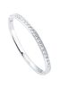 Silver Ted Baker CLEMARA: Crystal Hinge Bangle For Women