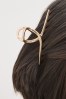 Gold Tone Swirl Hair Clip