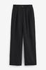 Tailored Elastic Back Wide Leg imiteret Trousers