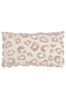 furn. Maeve Tonal Leopard Print Tufted Cotton Cushion