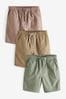 Green/Blue/Yellow Pull-On Shorts 3 Pack (3-16yrs)