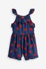 Red Ditsy Frill Playsuit (3-16yrs)